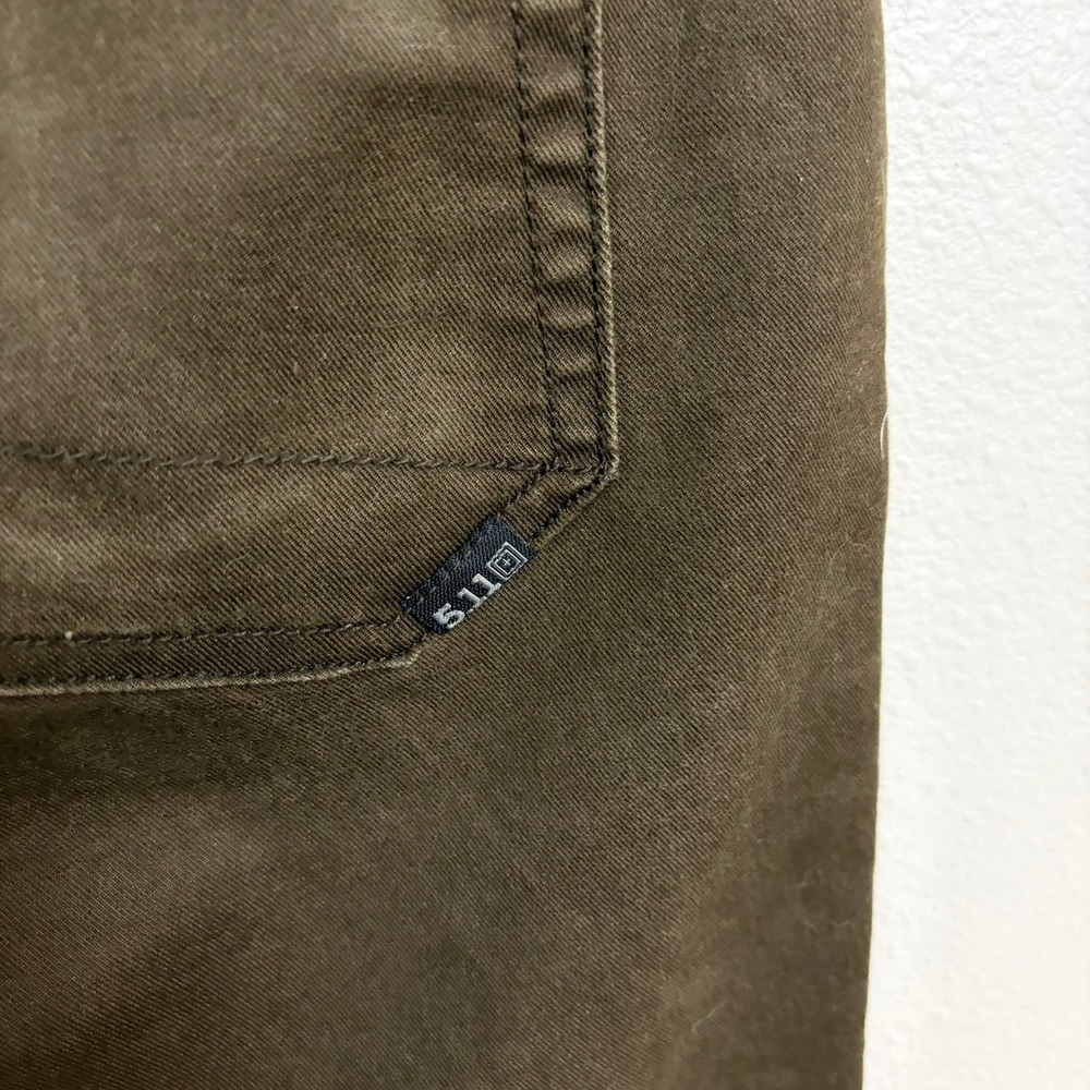 5.11 Tactical Defender-Flex Slim Pants 34x30 Dark Brown Workwear Outdoor - Picture 4 of 6